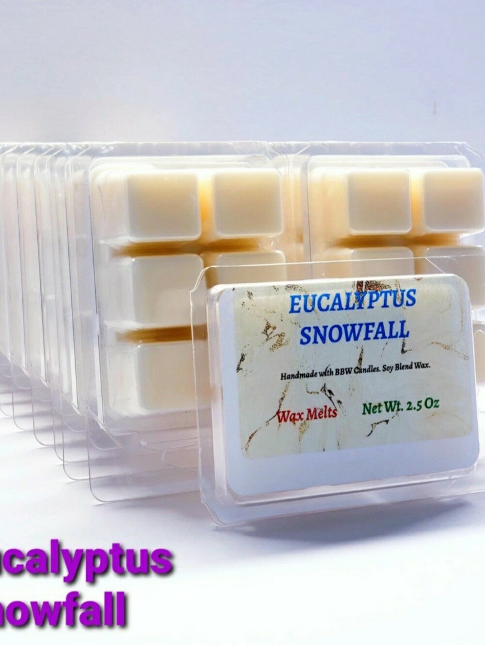 EUCALYPTUS SNOWFALL -Bath & Body Works Candle Wax Melts- $8 per pack